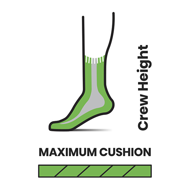 Klimsokken Classic Edition Maximum Cushion Crew voor dames - Dames | SMARTWOOL
