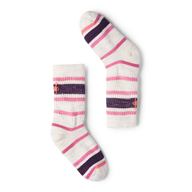 Wandersocken Light Cushion Crew mit Streifen für Kinder - Merinowoll-Socken | SMARTWOOL