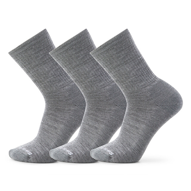 Everyday Solid Rib Crew Socks Multipack - Mens | SMARTWOOL