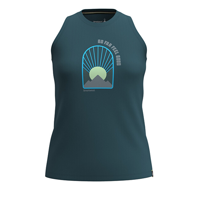 Women's Morning View Graphic Tank - Summit Chasers | SMARTWOOL