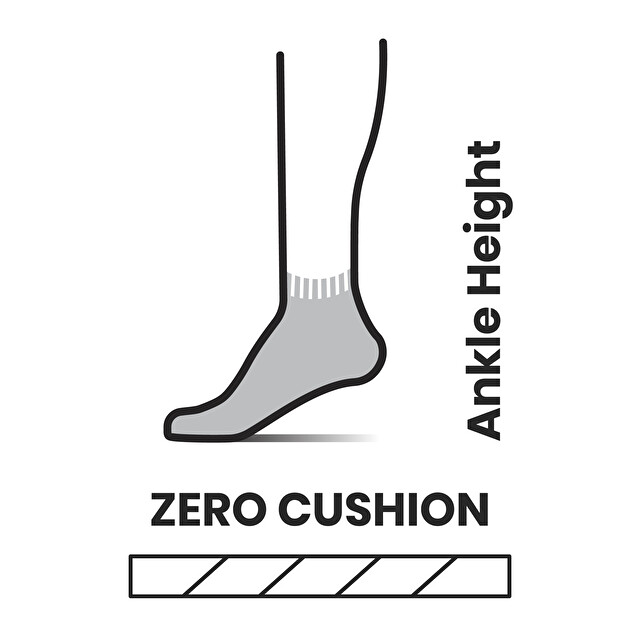 Wandersocken Zero Cushion Ankle für Damen - Socken Outlet | SMARTWOOL