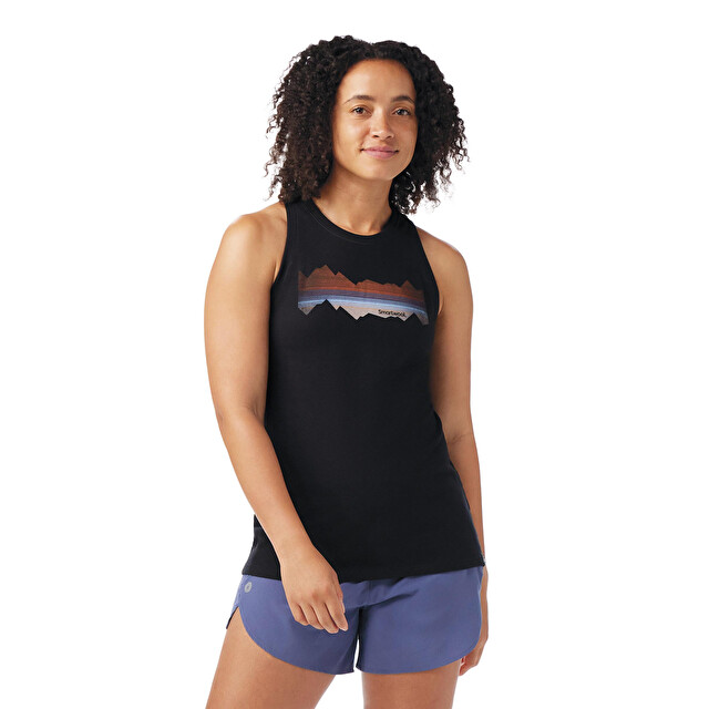Tanktop mit Mountain Horizon-Print für Damen - Damen Outlet | SMARTWOOL