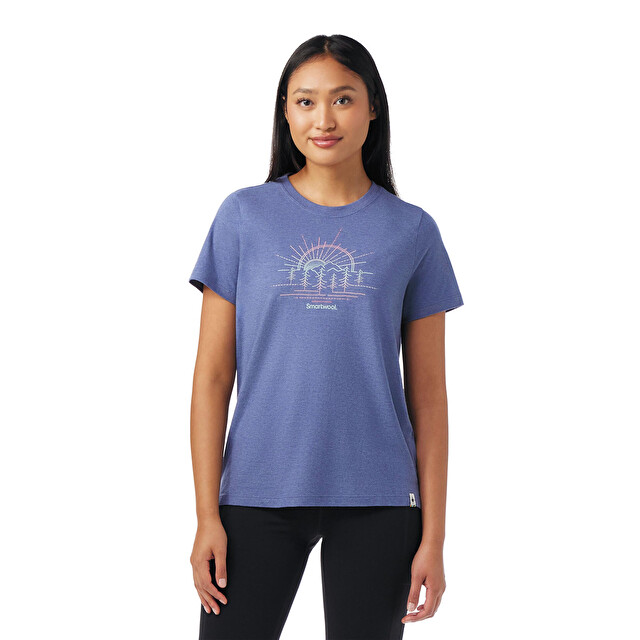 Women's Mountain Sol Short Sleeve Graphic Tee - Outlet | SMARTWOOL