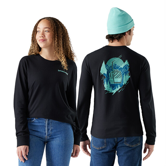 Gondola View Long Sleeve Graphic Tee - Men's Apparel | SMARTWOOL