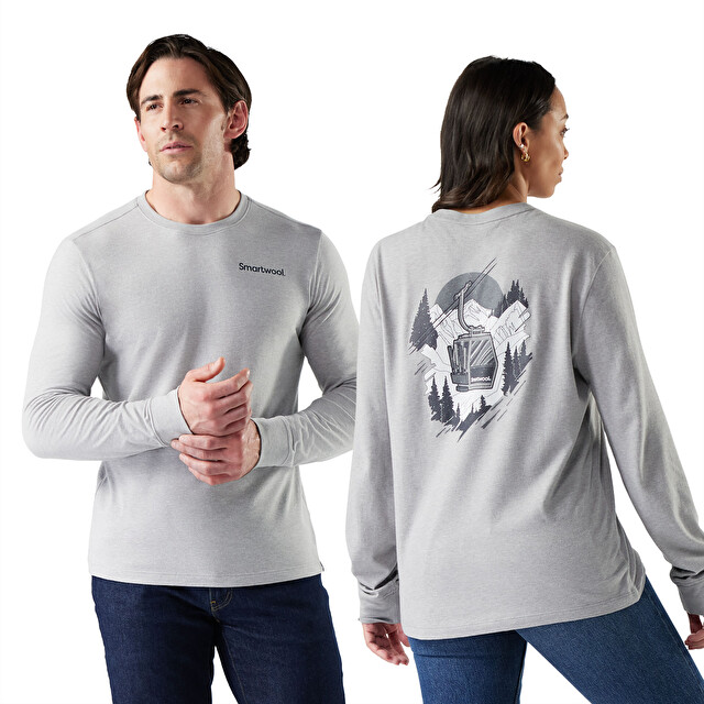 Gondola View Long Sleeve Graphic Tee - Men's Apparel | SMARTWOOL