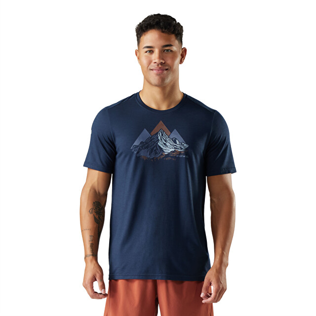 Men's Peak Bagger Active Short Sleeve Graphic Tee - Mens | SMARTWOOL