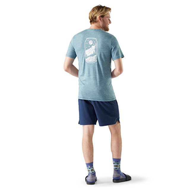 T-shirt à manches courtes en mélange Merino et chanvre Peak Pints graphique pour homme - Femmes | SMARTWOOL