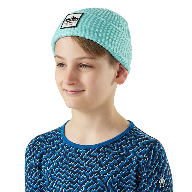 Muts met Smartwool patch voor kinderen - Merino Wool Gift Guide | SMARTWOOL