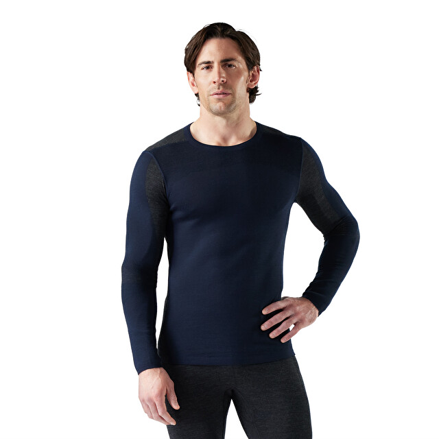 Men's Intraknit Thermal Merino Base Layer Colorblock Crew - Men's Apparel | SMARTWOOL