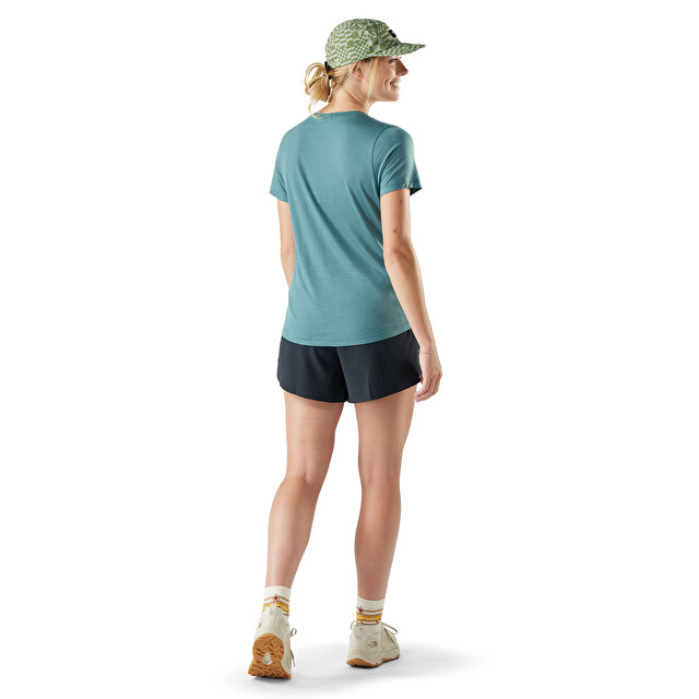 T-shirt à manches courtes et col en V Active Ultralite pour femme - Femmes | SMARTWOOL