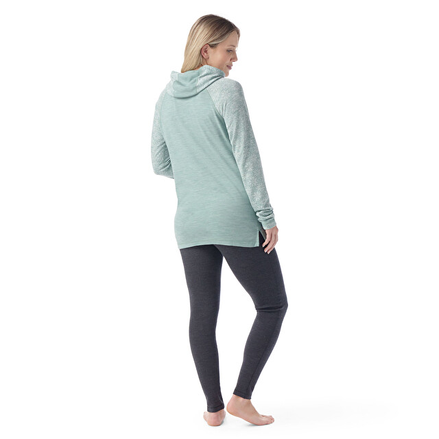 Felpa con cappuccio e collo drappeggiato Thermal Merino da donna - Outlet | SMARTWOOL
