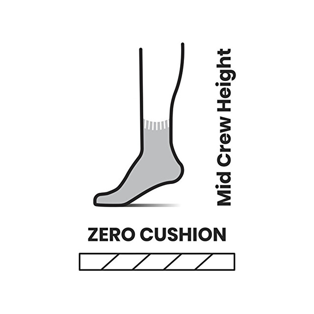 Set Run Zero Cushion Mid Crew Pattern Socken - Multipacks | SMARTWOOL