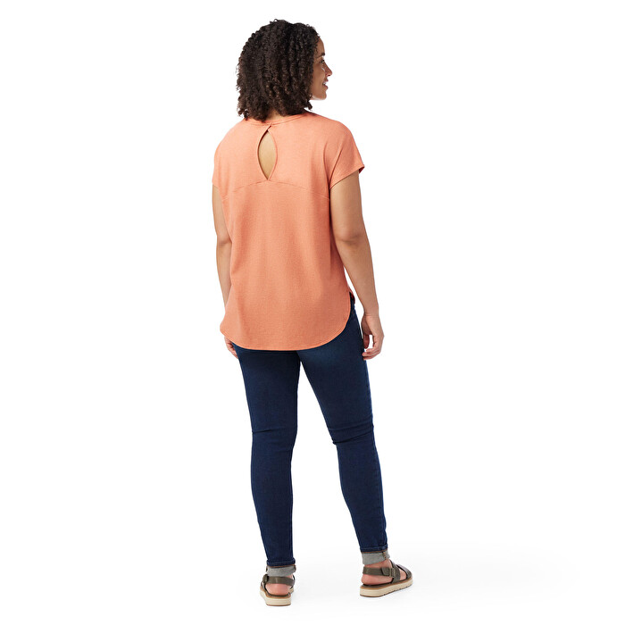 Women's Short Sleeve Swing Top col. Brown | Smartwool®