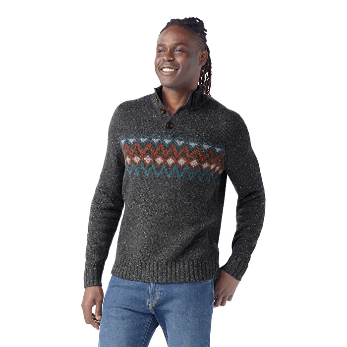 Men s Heavy Henley Sweater