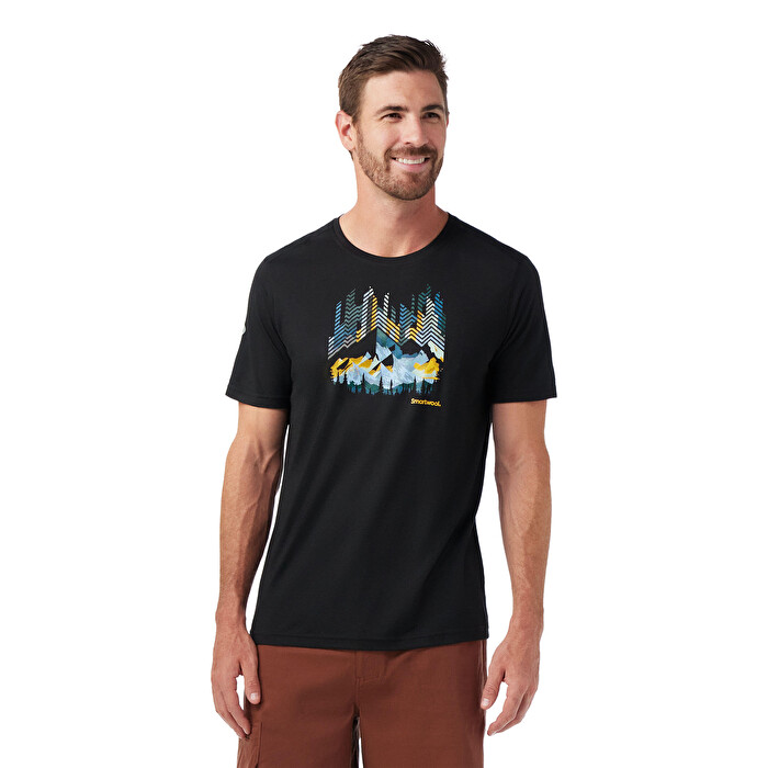 Vital Peaks Active Short Sleeve Graphic Tee col. Black Vital Peaks Active Short Sleeve Graphic Tee col. Black