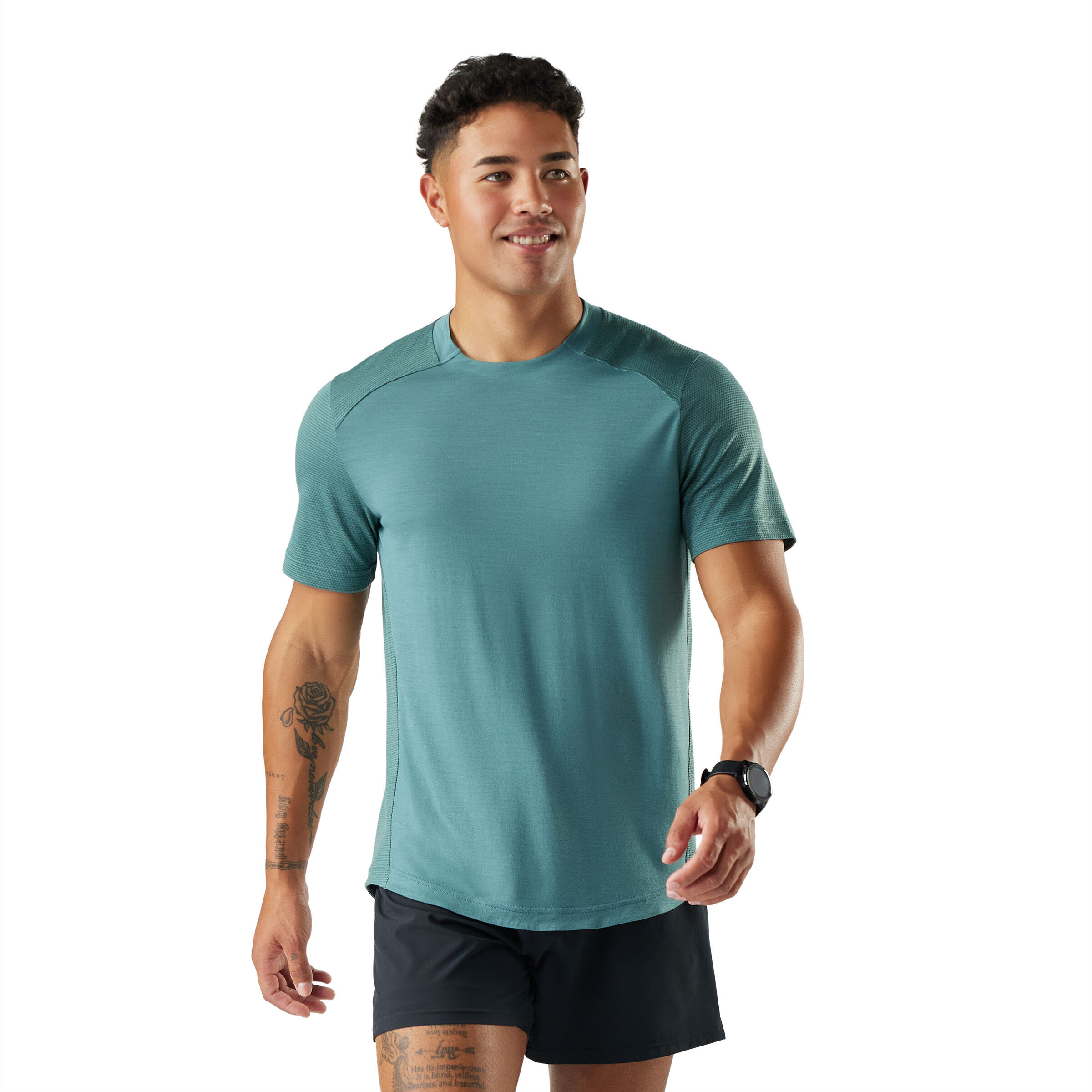 Smartwool CREW - Caraco - winter moss heather/vert