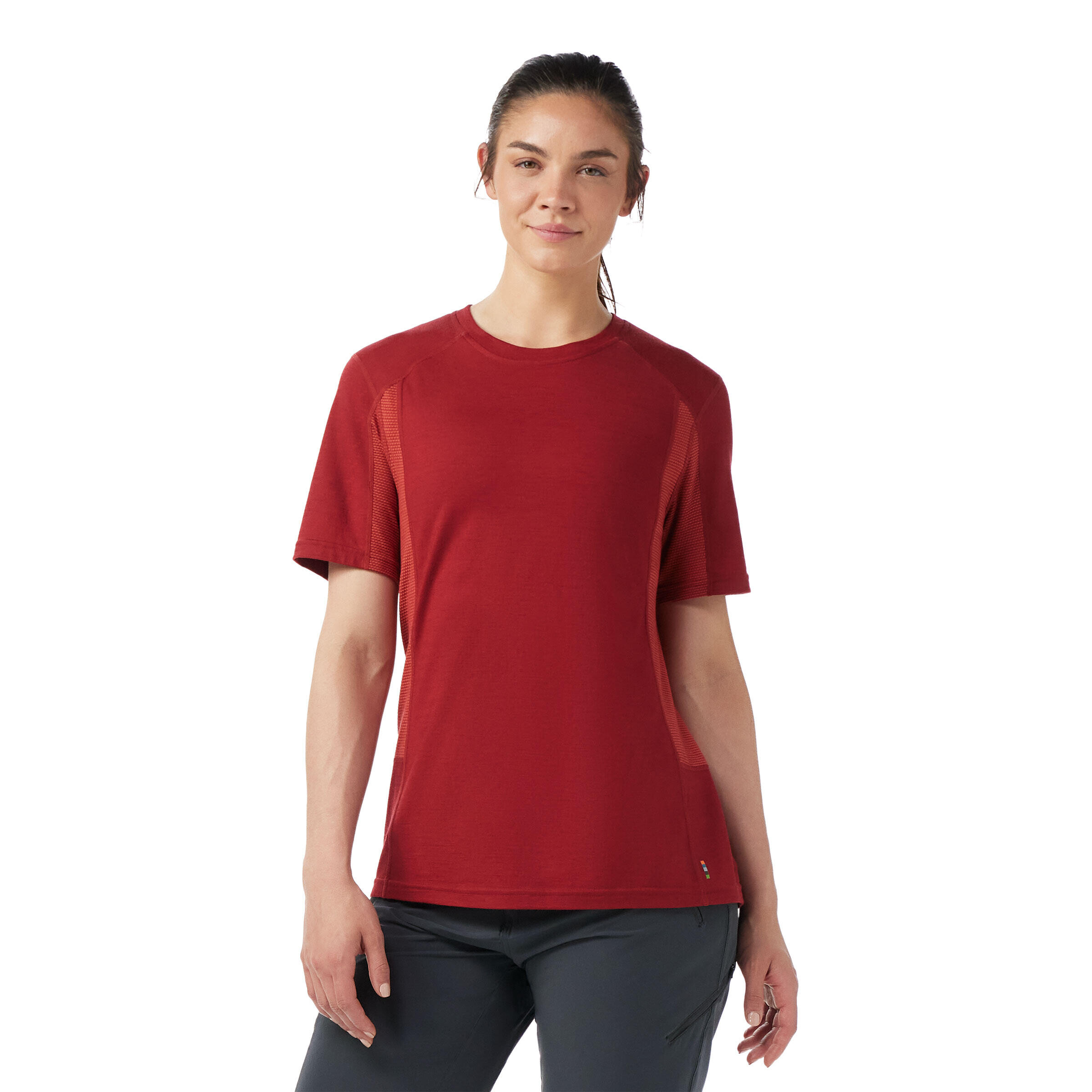 (取寄) スマートウール レディース マウンテン バイク ショート スリーブ ジャージ Smartwool women Mountain Bike Short Sleeve Jersey Currant Women's Mountain Bike Short Sleeve Jersey col. Red | Smartwool®