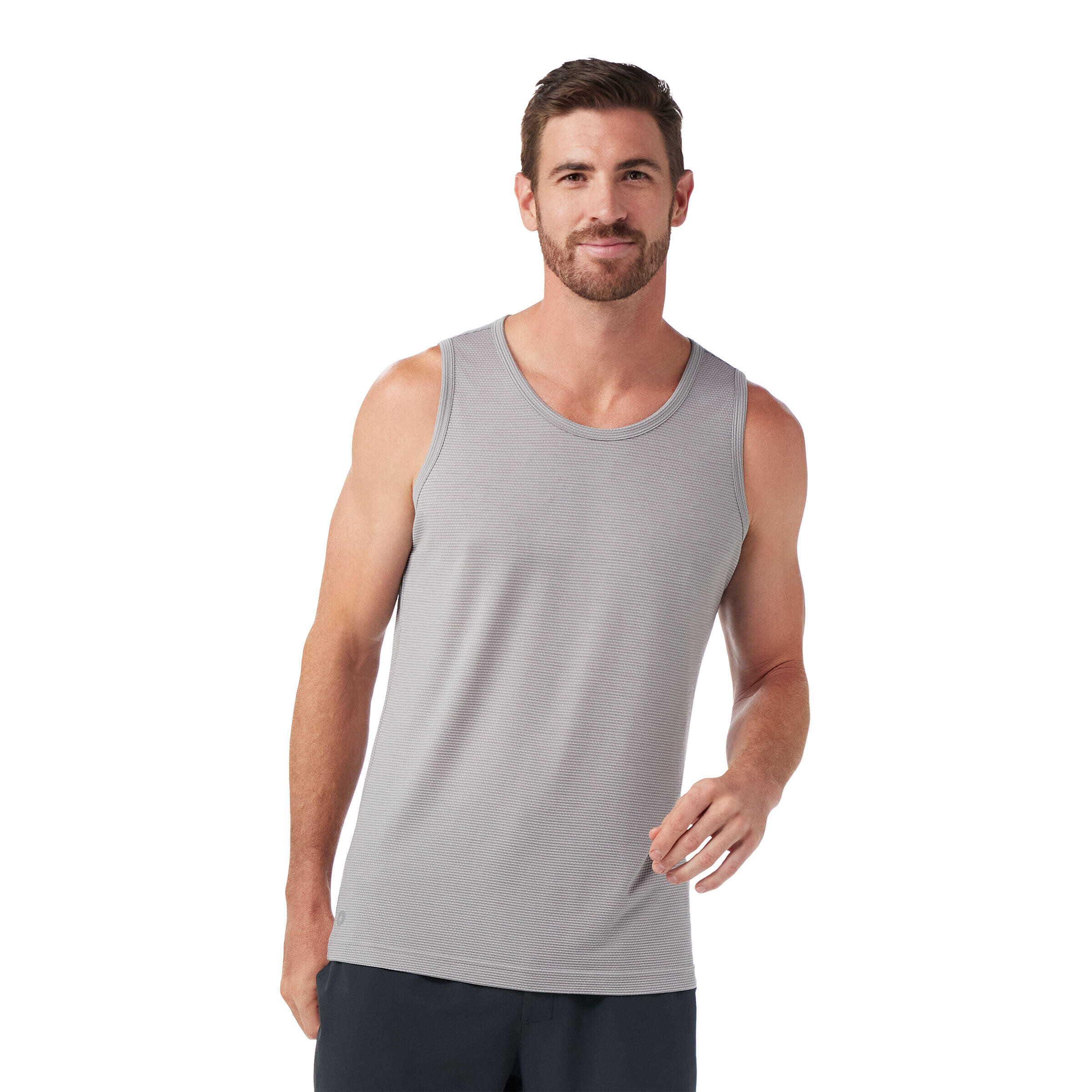 か　MUZE  HEM MESH TANK TOP MUZE TURQUOISE LABEL - HEM MESH TANK TOP(KHAKI) ミューズ