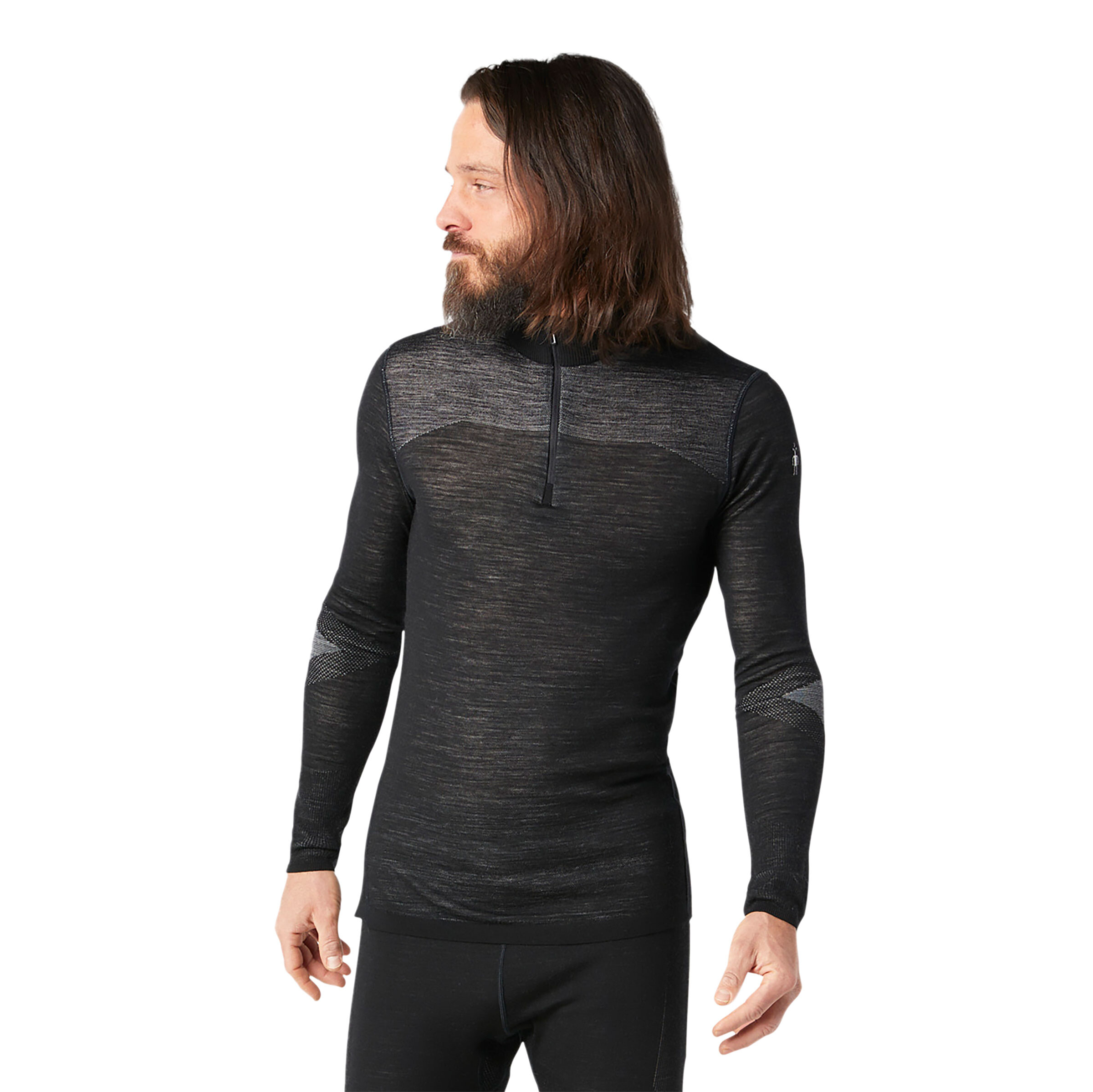 Collant Thermolactyl Homme Smartwool Intraknit - Mérinos - Taille M - Noir - Occasion