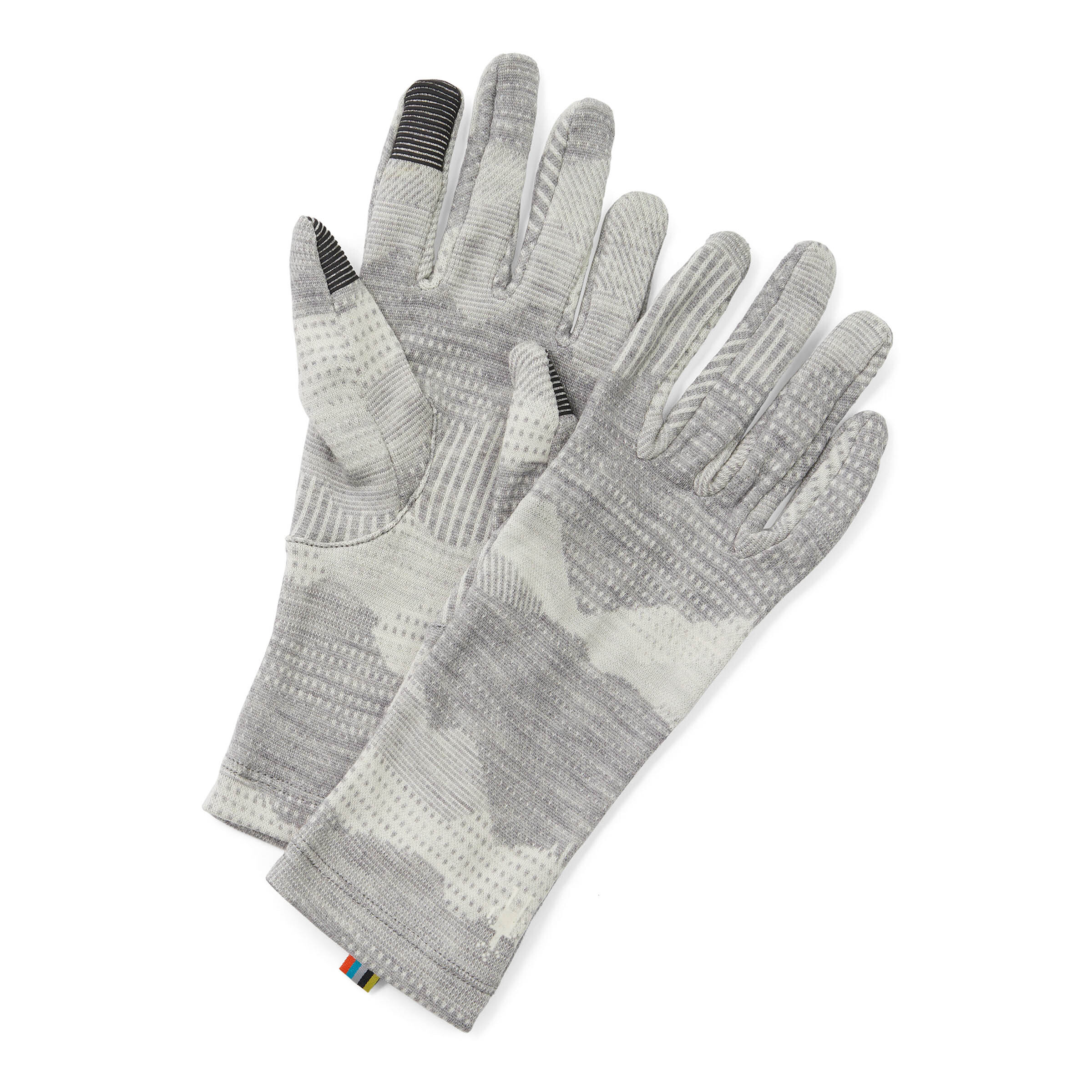 Thermal Merino Handschuhe mit Muster | Smartwool col. Grau