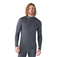 Smartwool store Merino Wool Patterned Half Zip Sweater