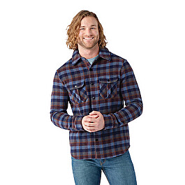 Men's Anchor Line Shirt Jacket col. Purple | Smartwool