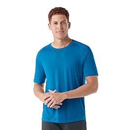 Men's Merino Short Sleeve Tee col. Blue | Smartwool