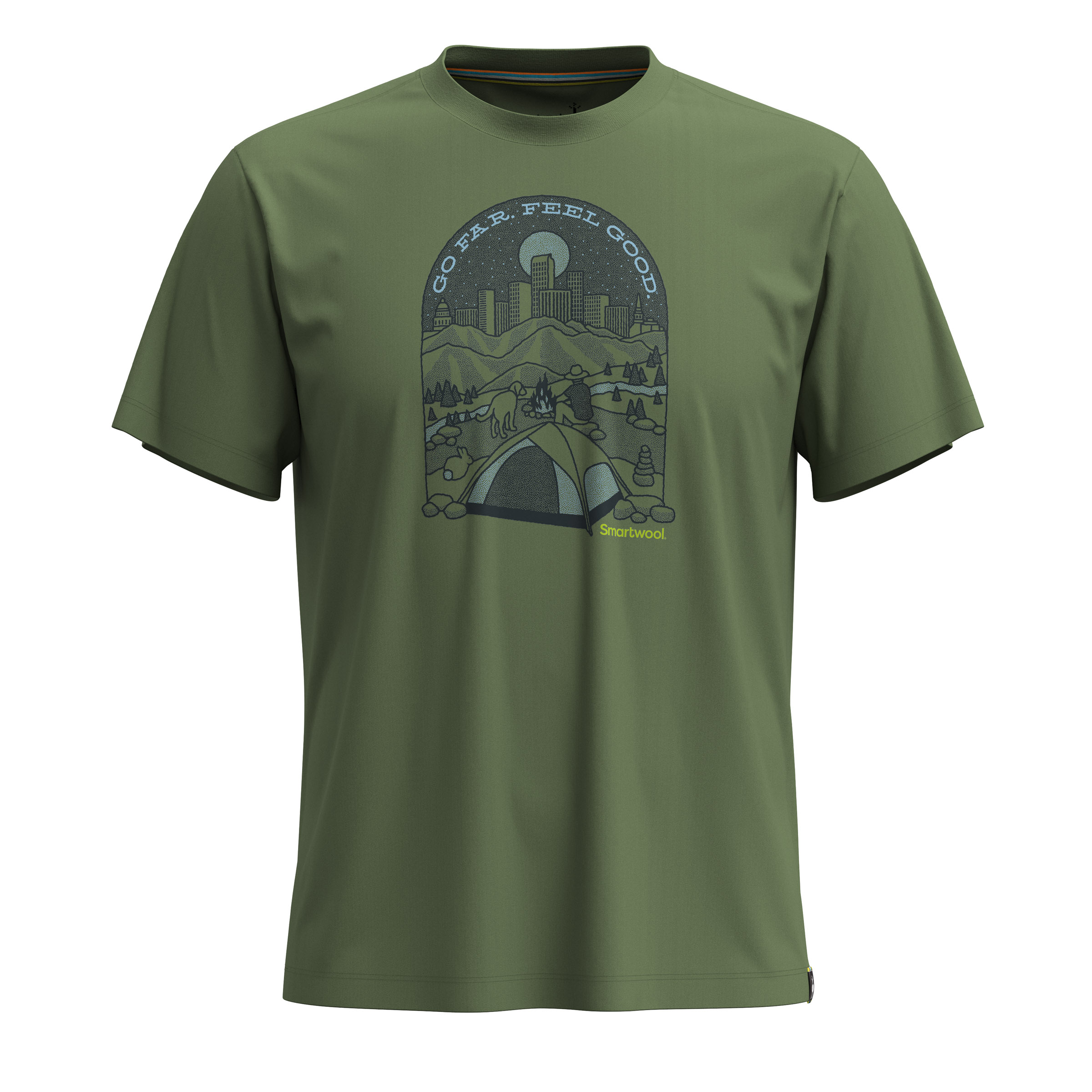 Mountain Horizon Short Sleeve Graphic Tee col. Neutral | Smartwool®