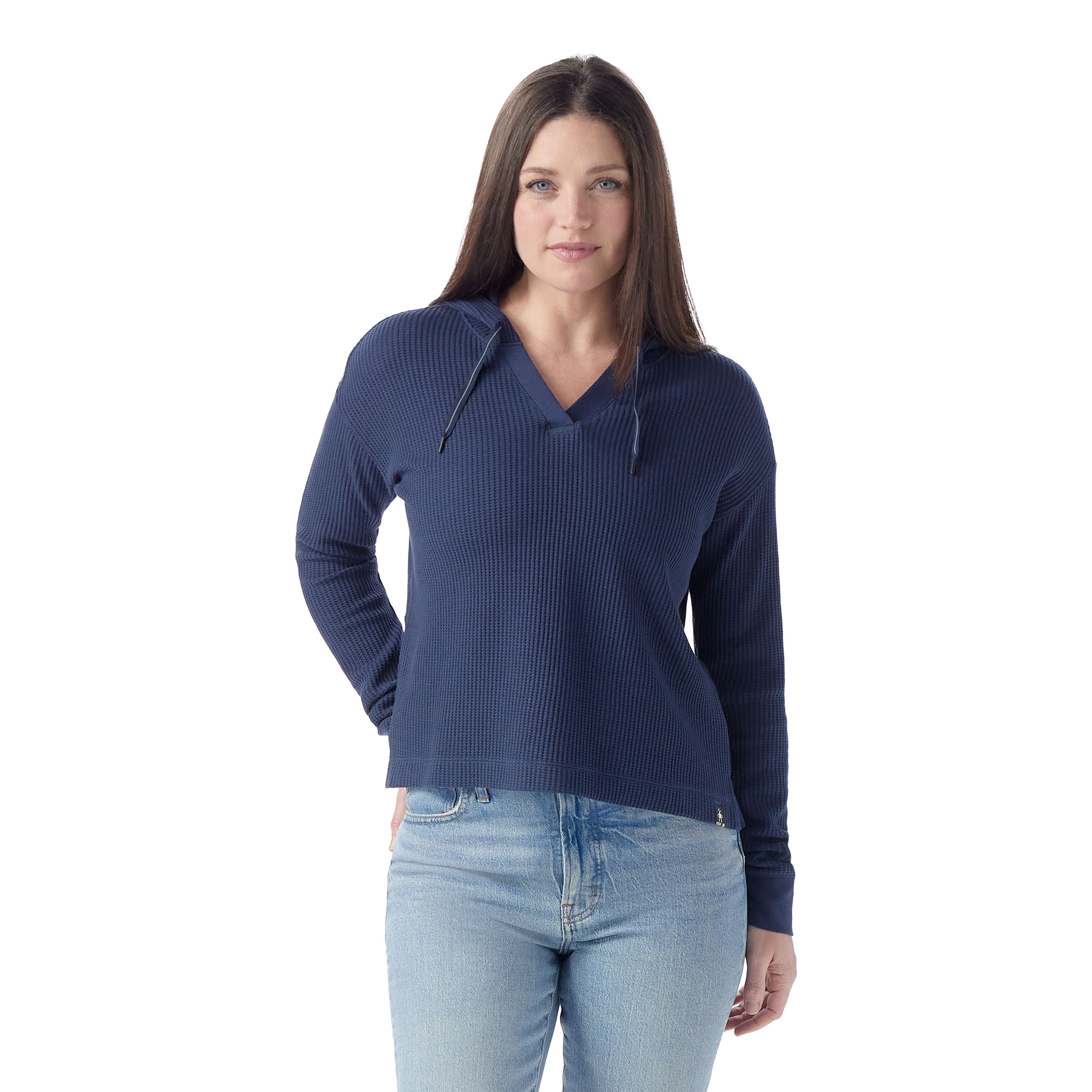 (取寄) スマートウール レディース ワッフル ロング スリーブ ヘンリー Smartwool women Waffle Long Sleeve Henley Deep Navy Women's Waffle Long Sleeve Henley - Smartwool US