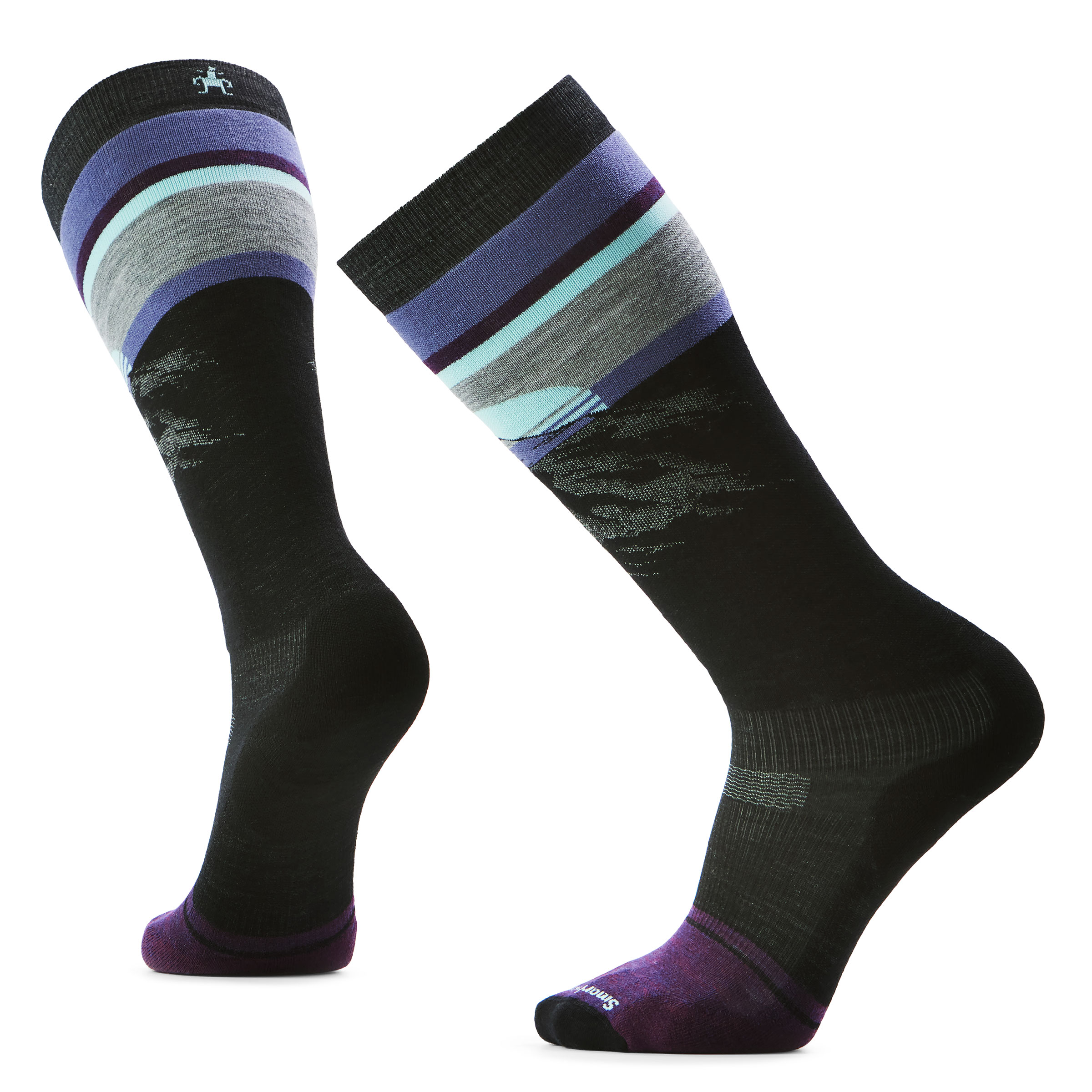 Intraknit Ski Targeted Cushion OTC Socks col. Black | Smartwool®