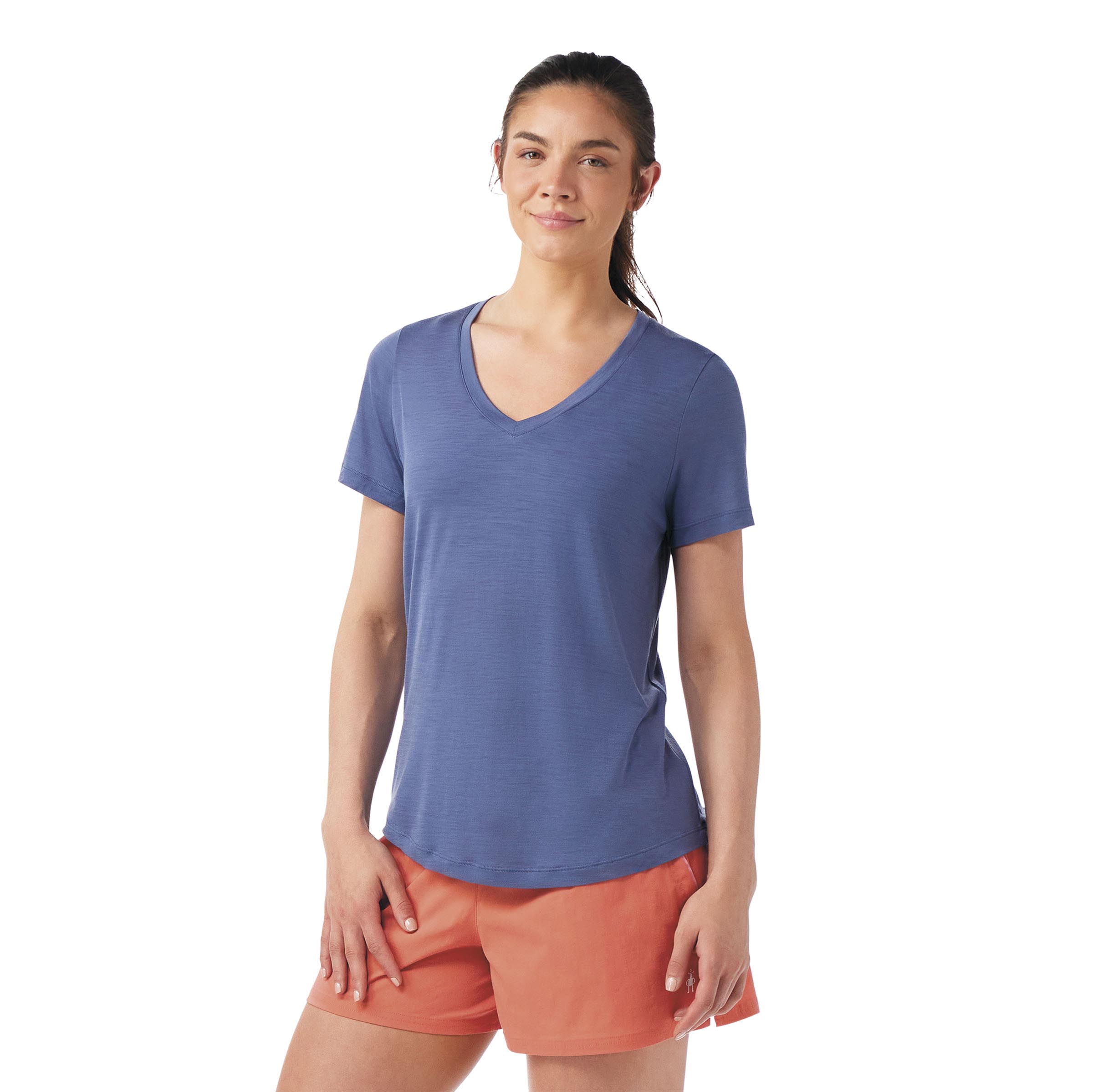 (取寄) スマートウール レディース アクティブ メッシュ ショート スリーブ Smartwool women Active Mesh Short Sleeve Nightfall Blue-Deep Navy Women's Active Mesh Short Sleeve - Smartwool US